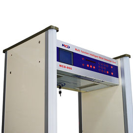 Intelligent Type 60 Zones Adjustable Door Frame Metal Detector Waterproof Main Body