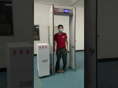 LCD Monitor 8 Zones 0-99 Adjustable Walkthrough Metal Detector
